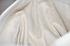 Authentic GUCCI Bamboo Horsebit Shoulder Hand Bag Leather 240266 White 3189K