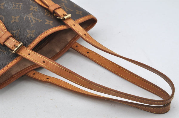 Authentic Louis Vuitton Monogram Bucket PM Shoulder Tote Bag M42238 LV 3190J
