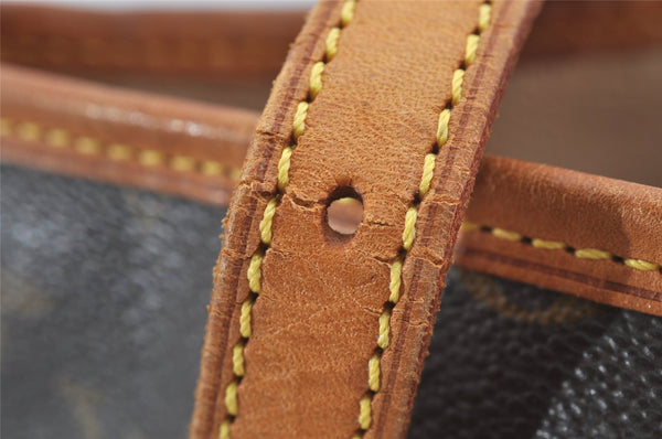 Authentic Louis Vuitton Monogram Bucket PM Shoulder Tote Bag M42238 LV 3190J