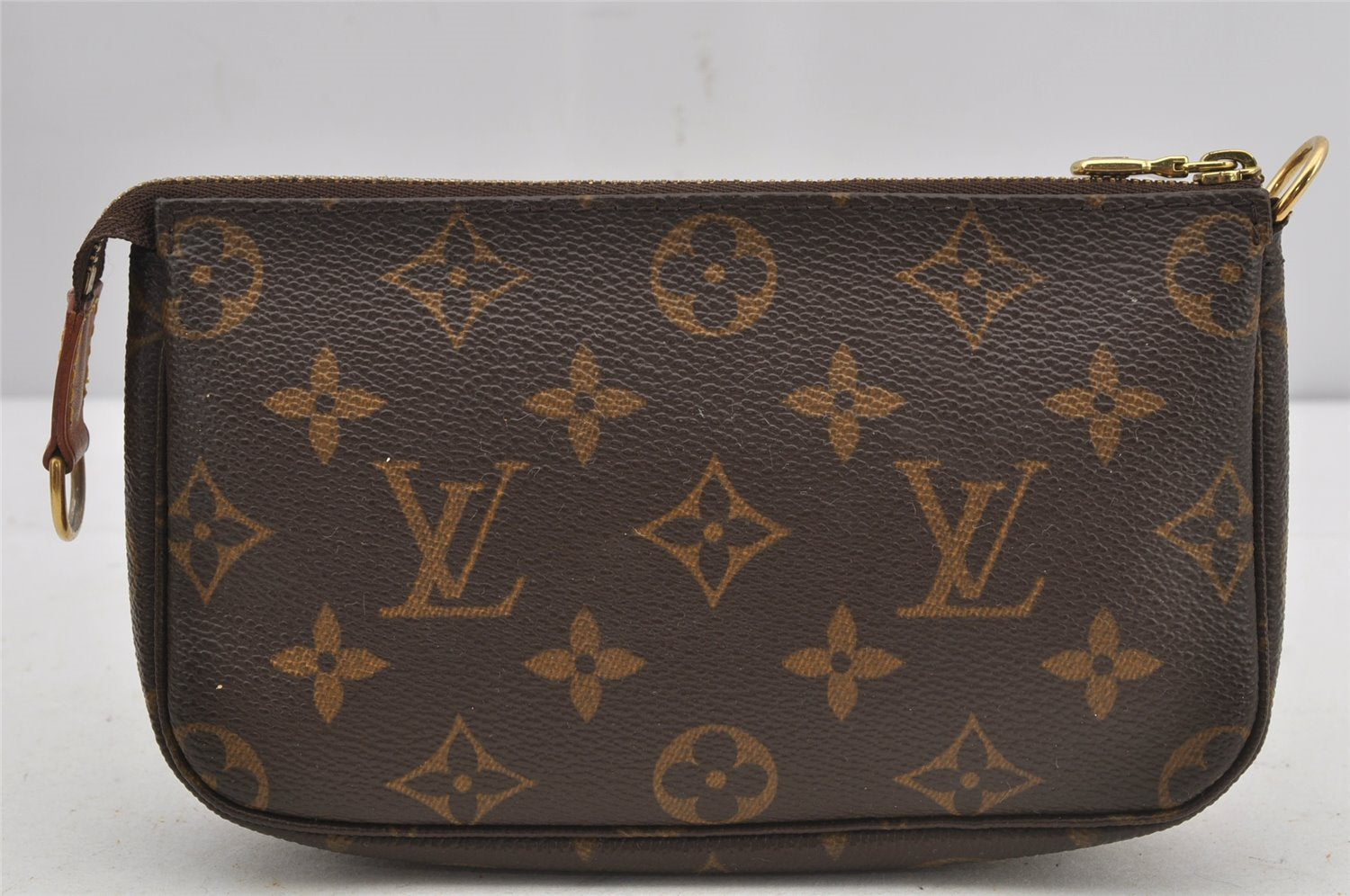 Authentic Louis Vuitton Monogram Bucket PM Shoulder Tote Bag M42238 LV 3190J