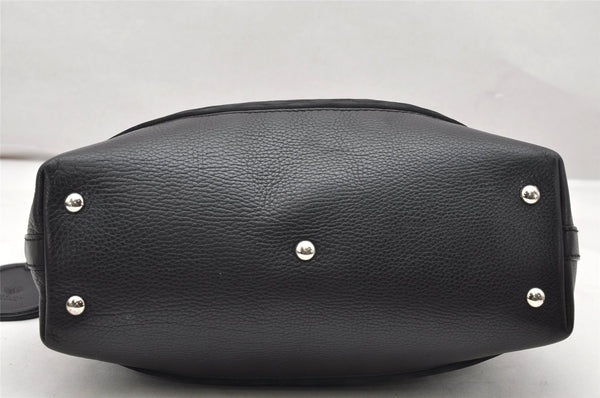 Authentic GUCCI Vintage Shoulder Tote Bag GG Nylon Leather 241104 Black 3191K