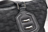 Authentic GUCCI Vintage Shoulder Tote Bag GG Nylon Leather 241104 Black 3191K
