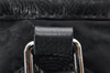 Authentic GUCCI Vintage Shoulder Tote Bag GG Nylon Leather 241104 Black 3191K