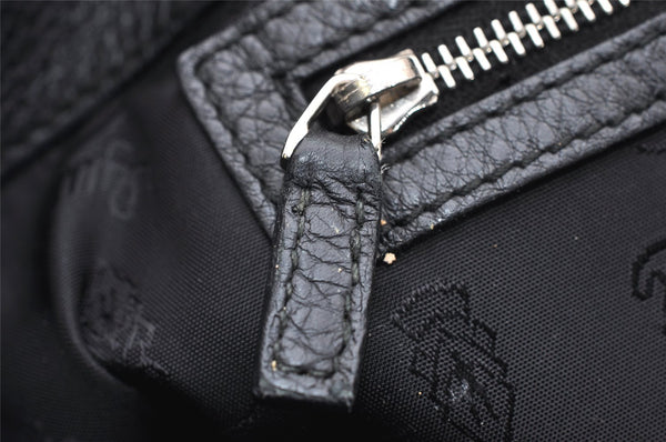 Authentic GUCCI Vintage Shoulder Tote Bag GG Nylon Leather 241104 Black 3191K