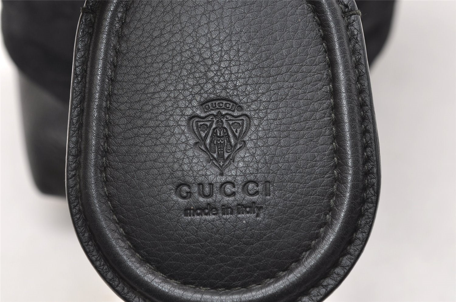 Authentic GUCCI Vintage Shoulder Tote Bag GG Nylon Leather 241104 Black 3191K