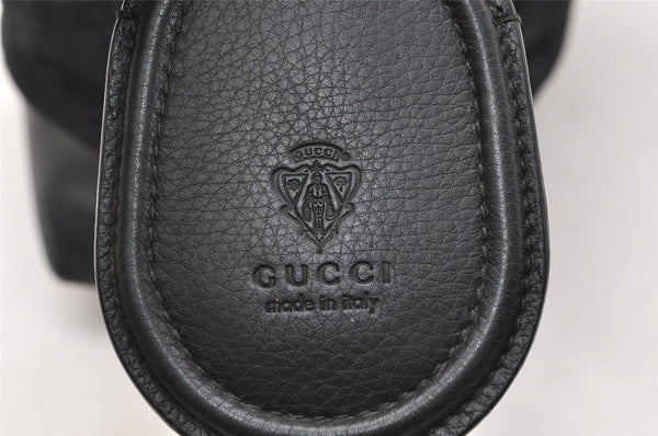 Authentic GUCCI Vintage Shoulder Tote Bag GG Nylon Leather 241104 Black 3191K