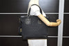 Authentic GUCCI Vintage Shoulder Tote Bag GG Nylon Leather 241104 Black 3191K