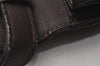 Authentic YVES SAINT LAURENT Vintage Shoulder Bag Purse Leather Brown 3192I