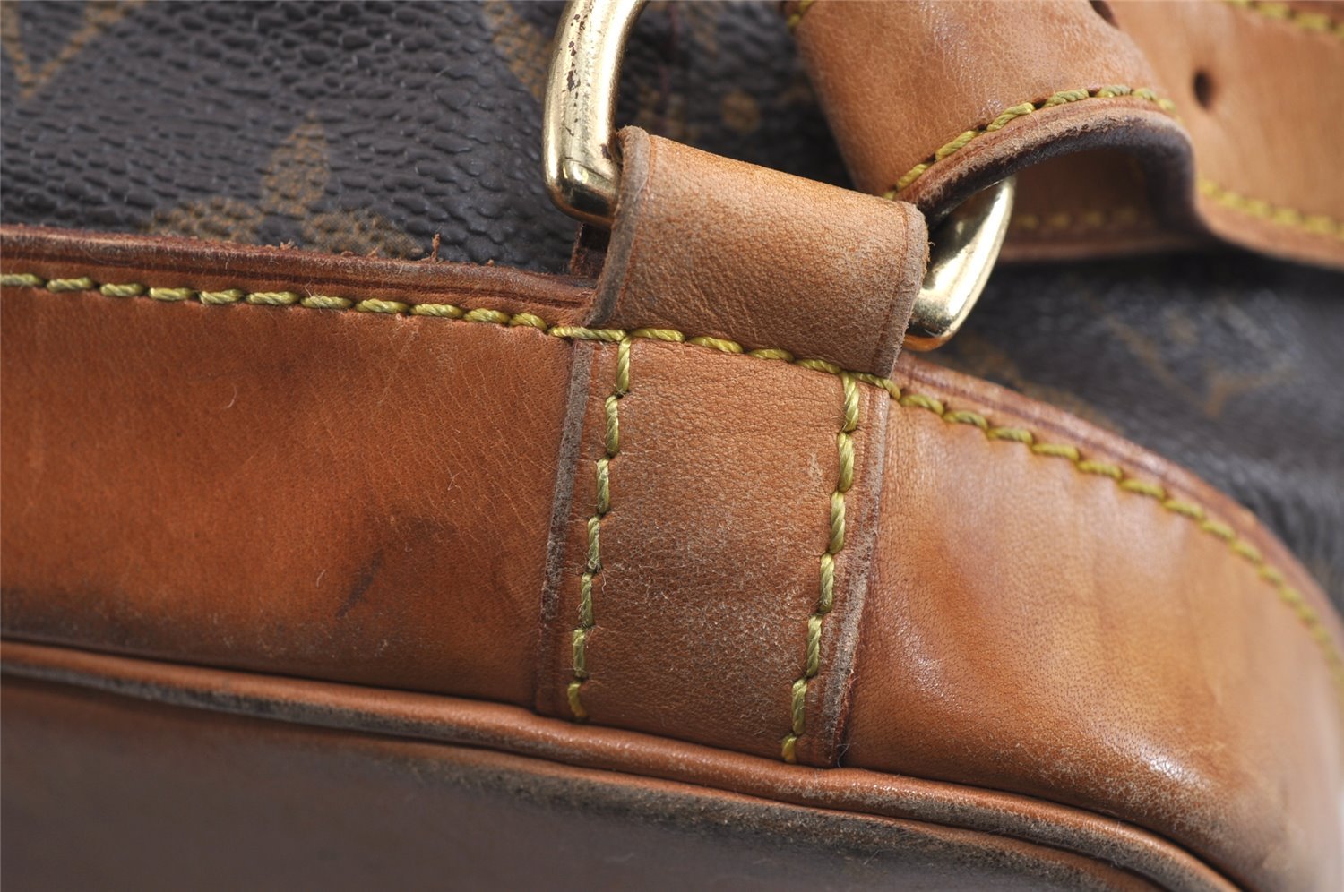 Authentic Louis Vuitton Monogram Montsouris MM Backpack M51136 LV 3192J