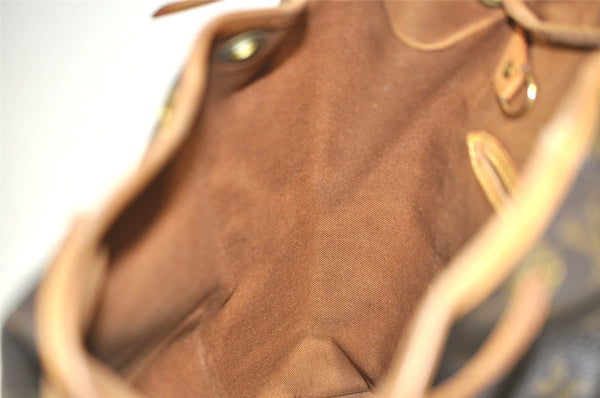 Authentic Louis Vuitton Monogram Montsouris MM Backpack M51136 LV 3192J