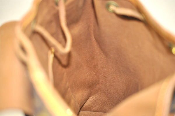 Authentic Louis Vuitton Monogram Montsouris MM Backpack M51136 LV 3192J