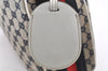 Authentic GUCCI Sherry Line Shoulder Bag GG Canvas Leather 247597 Navy 3192K