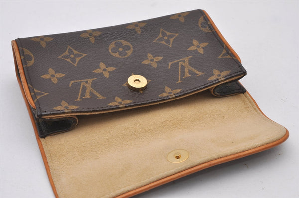 Auth Louis Vuitton Monogram Pochette Florentine Waist Bag M51855 LV Junk 3195I