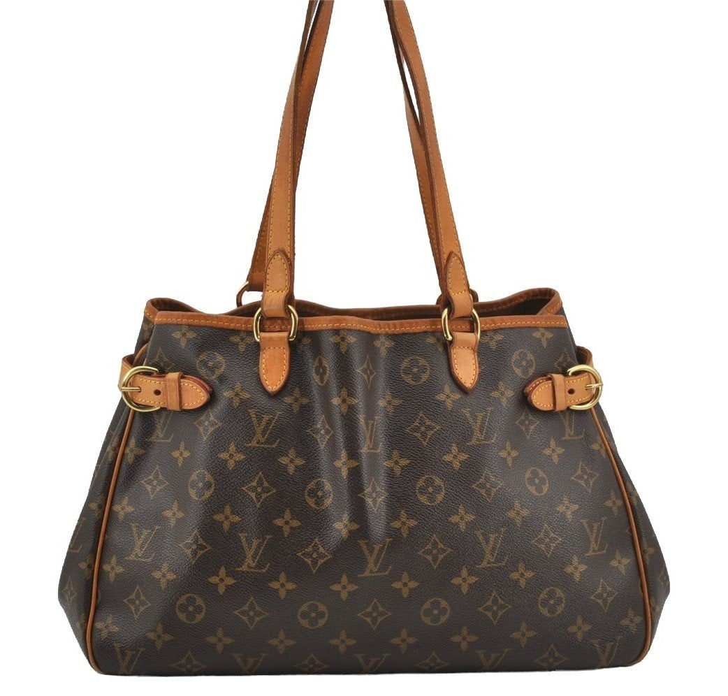 Authentic Louis Vuitton Monogram Batignolles Horizontal Tote Bag M51154 LV 3195J