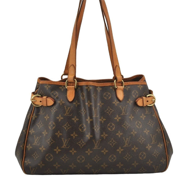 Authentic Louis Vuitton Monogram Batignolles Horizontal Tote Bag M51154 LV 3195J