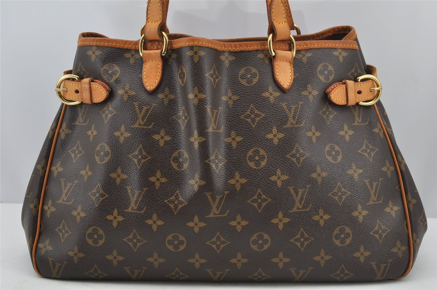 Authentic Louis Vuitton Monogram Batignolles Horizontal Tote Bag M51154 LV 3195J