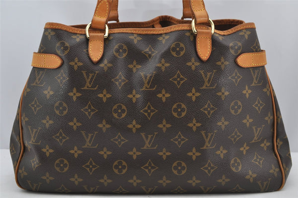 Authentic Louis Vuitton Monogram Batignolles Horizontal Tote Bag M51154 LV 3195J