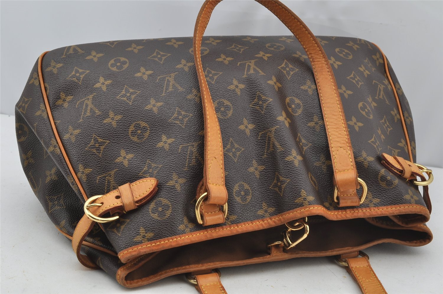 Authentic Louis Vuitton Monogram Batignolles Horizontal Tote Bag M51154 LV 3195J