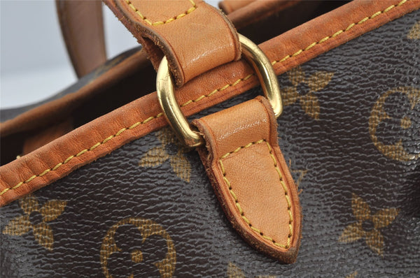 Authentic Louis Vuitton Monogram Batignolles Horizontal Tote Bag M51154 LV 3195J