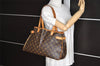 Authentic Louis Vuitton Monogram Batignolles Horizontal Tote Bag M51154 LV 3195J