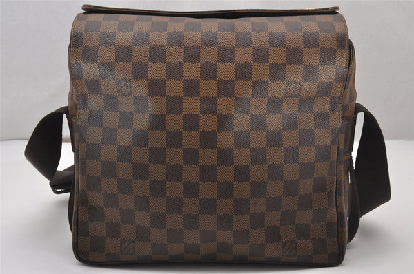 Authentic Louis Vuitton Damier Naviglio Shoulder Cross Body Bag N45255 LV 3196J