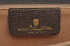 Authentic GUCCI 2Way Shoulder Clutch Bag Purse GG PVC Leather Brown 3197I