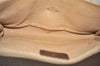 Authentic GUCCI 2Way Shoulder Clutch Bag Purse GG PVC Leather Brown 3197I