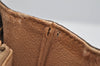 Authentic GUCCI 2Way Shoulder Clutch Bag Purse GG PVC Leather Brown 3197I