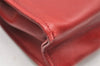 Authentic GUCCI Vintage Shoulder Cross Body Bag Purse Leather Red 3197K