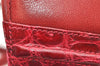 Authentic GUCCI Vintage Shoulder Cross Body Bag Purse Leather Red 3197K