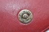 Authentic GUCCI Vintage Shoulder Cross Body Bag Purse Leather Red 3197K