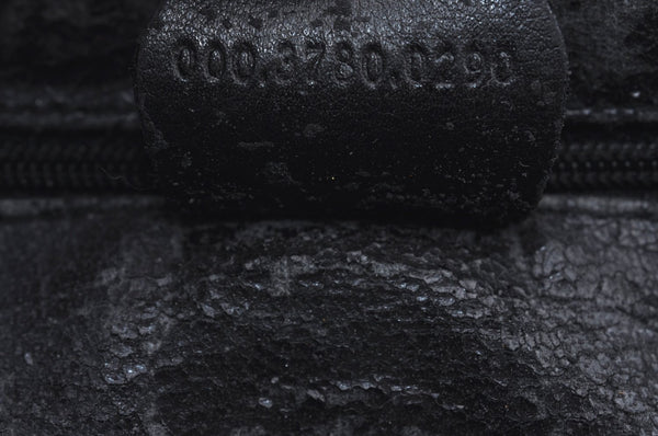 Authentic GUCCI Bamboo 2Way Shoulder Hand Bag Purse Leather Black Junk 3198G