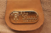 Authentic GUCCI Micro GG PVC Leather Shoulder Cross Body Bag Brown Junk 3198I