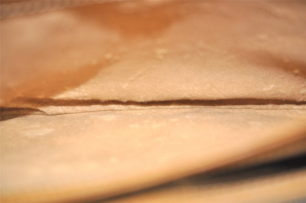 Authentic GUCCI Micro GG PVC Leather Shoulder Cross Body Bag Brown Junk 3198I