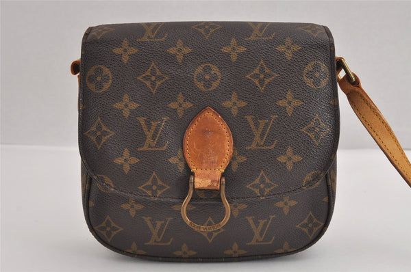 Authentic Louis Vuitton Monogram Saint Cloud MM M51243 Shoulder Bag Junk 3198J