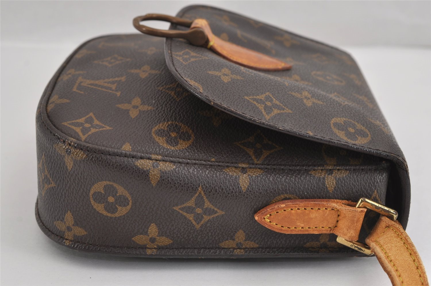 Authentic Louis Vuitton Monogram Saint Cloud MM M51243 Shoulder Bag Junk 3198J