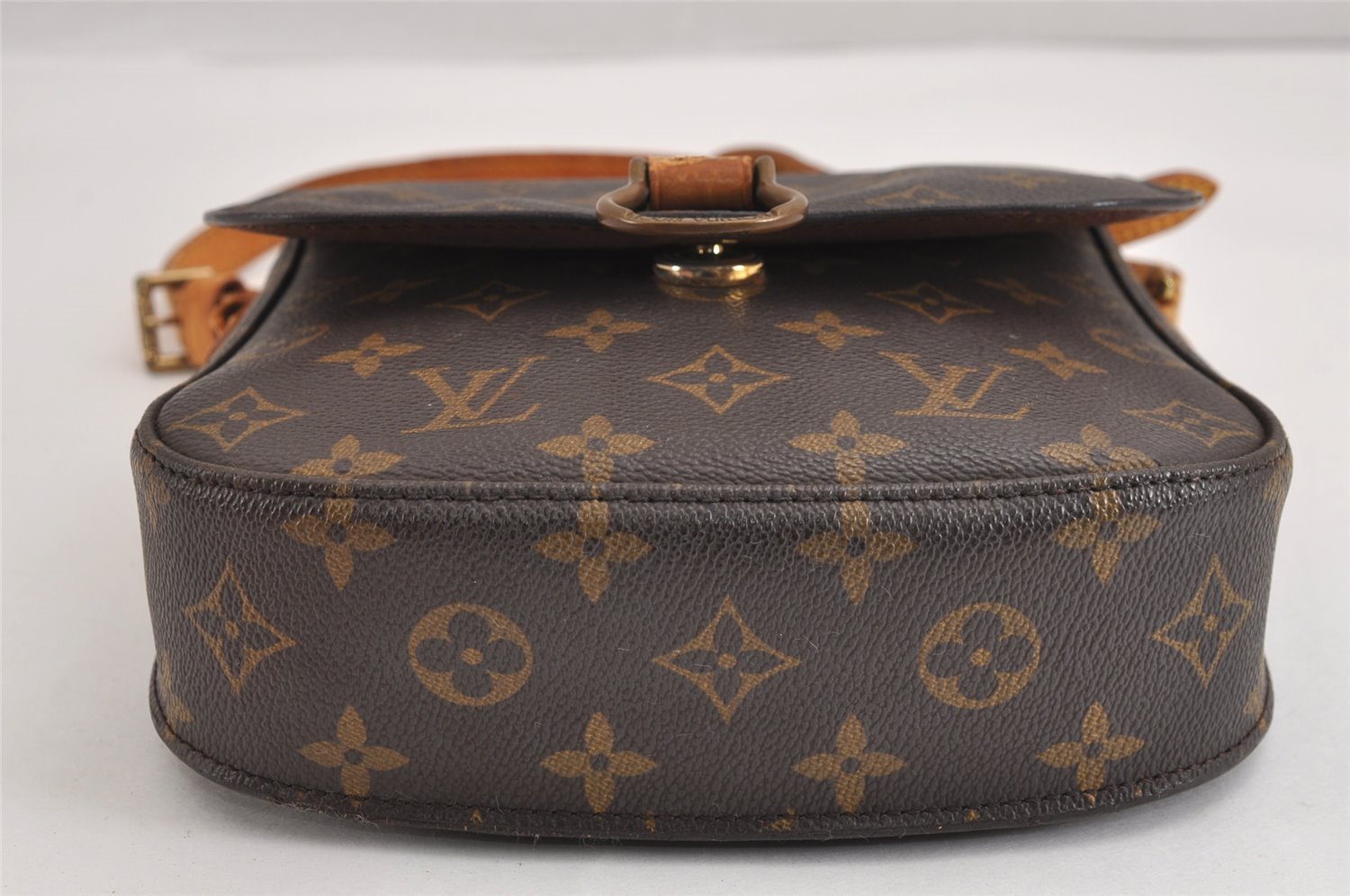 Authentic Louis Vuitton Monogram Saint Cloud MM M51243 Shoulder Bag Junk 3198J