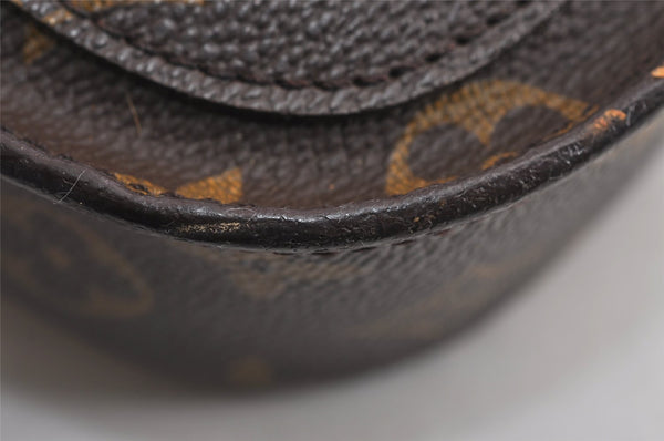 Authentic Louis Vuitton Monogram Saint Cloud MM M51243 Shoulder Bag Junk 3198J