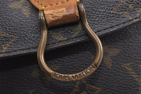 Authentic Louis Vuitton Monogram Saint Cloud MM M51243 Shoulder Bag Junk 3198J