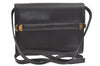 Authentic GUCCI Vintage Shoulder Cross Body Bag Purse Leather Black 3198K