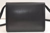 Authentic GUCCI Vintage Shoulder Cross Body Bag Purse Leather Black 3198K