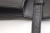 Authentic GUCCI Vintage Shoulder Cross Body Bag Purse Leather Black 3198K