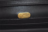 Authentic GUCCI Vintage Shoulder Cross Body Bag Purse Leather Black 3198K