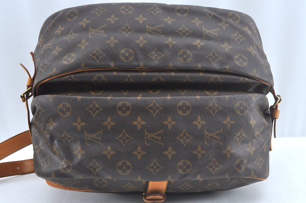 Authentic Louis Vuitton Monogram Saumur 35 Shoulder Cross Bag M42254 LV 3199J