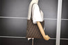 Authentic FENDI Zucca Vintage Shoulder Tote Bag Canvas Leather Brown Black 3201I