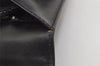 Authentic GUCCI Vintage Hand Bag Purse Leather Black 3201J