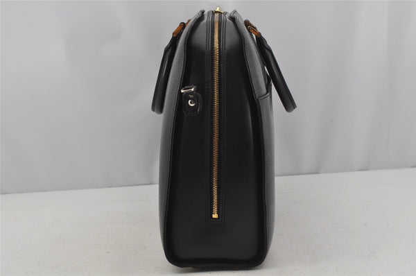 Authentic Louis Vuitton Epi Sorbonne Hand Business Bag Black M54512 LV 3203J