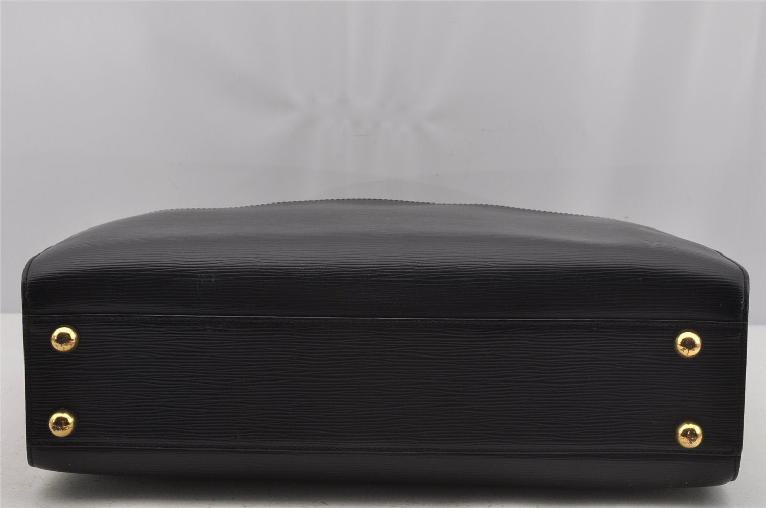 Authentic Louis Vuitton Epi Sorbonne Hand Business Bag Black M54512 LV 3203J