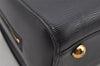Authentic Louis Vuitton Epi Sorbonne Hand Business Bag Black M54512 LV 3203J