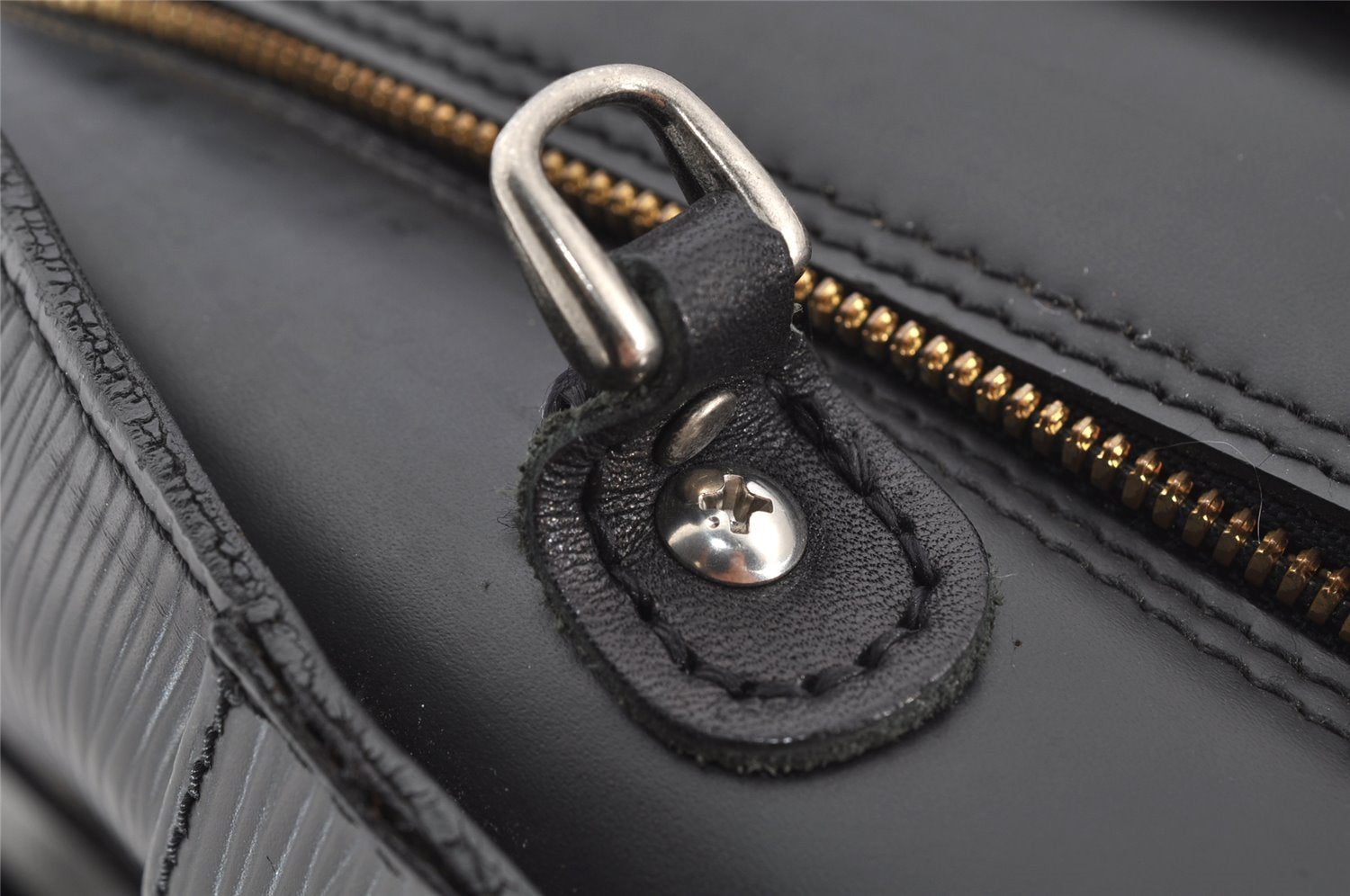 Authentic Louis Vuitton Epi Sorbonne Hand Business Bag Black M54512 LV 3203J